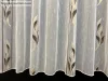 Voile, Halime, fehér alapon barna arany, 300x210 cm