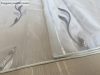Voile, Halime, fehér alapon szürke, 300x210 cm