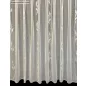 Voile, Halime, fehér alapon szürke, 300x210 cm