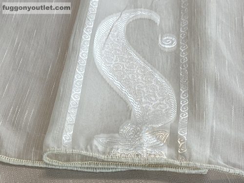 Voile, Hullocsillag, krém alapon krém, 500x260 cm 