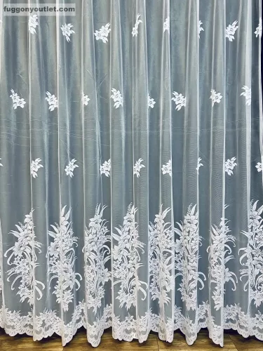 Tömegvirág, fehér, 300x175 cm