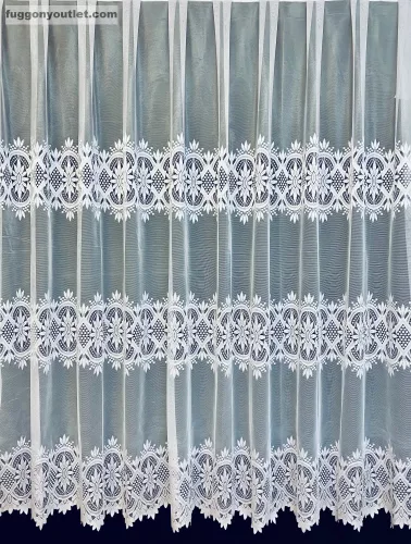 Csillagsor, fehér, 400x175 cm