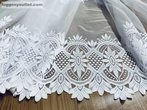 Csillagsor, fehér, 400x175 cm