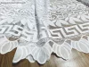Görög minta, fehér, 500x250 cm
