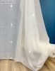 Méteráru, Voile, krém alapon krém Kocka 280 cm 