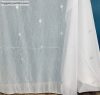 Méteráru, Voile, fehér alapon szürke Kocka 280 cm 