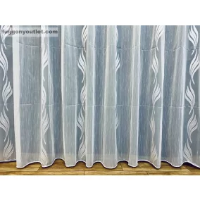 Voile, Dilara, fehér, 300x155 cm