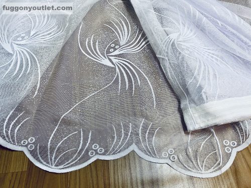 Emília, fehér, 300x250 cm