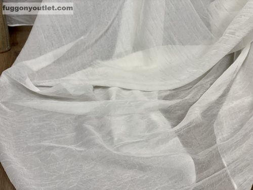 Méteráru, Gyűrt Voile, Kres krém 280 cm