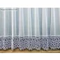   Csipkés Függöny, Basic, fehér, 30 cm fehér csipke, 300x250 cm