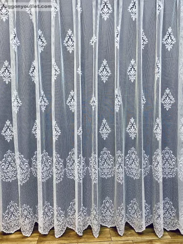 Barokk, fehér, 300x175 cm