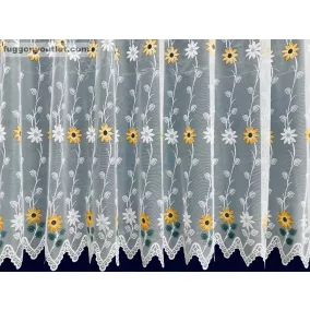 Semsamer fehér, alapon színes 300x175 cm