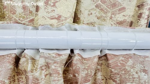 Sötétítő, Rombusz minta Mályva, 2x140x260 cm, 2db-os csomag