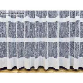 Jeges Csíkos, fehér, 200x155 cm