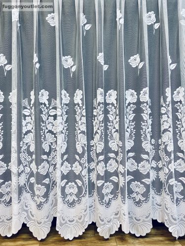 Kalocsai, fehér, 300x155 cm