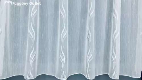 Voile, Dilara, fehér alapon szürke, 200x260 cm 