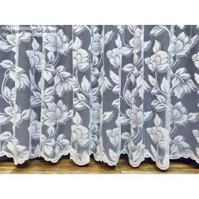 Sűrű Sűrű Virág, fehér, 400x175 cm