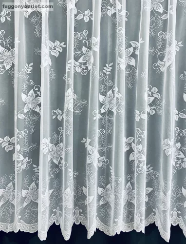 Csillaglevél, fehér, 400x155 cm