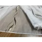 Voile, Azra, fehér alapon barna arany, 500x260 cm