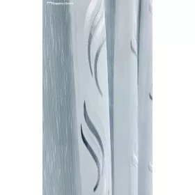 Voile, Dilara, fehér alapon szürke, 200x175 cm 