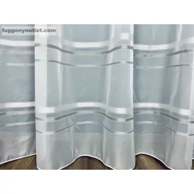 Voile, szürke Csíkos, 500x260 cm