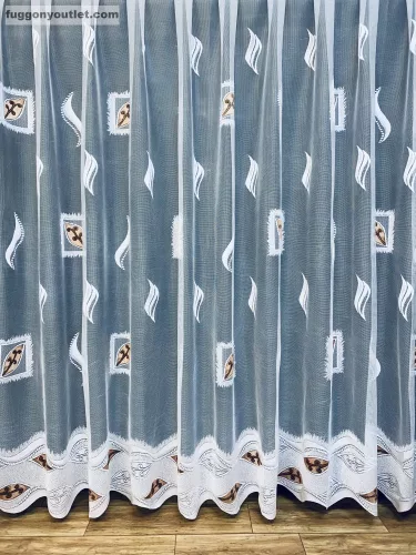 Pablo, fehér alapon barna, 300x250 cm