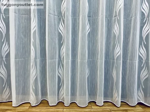 Méteráru, Voile, Dilara, fehér, 175 cm