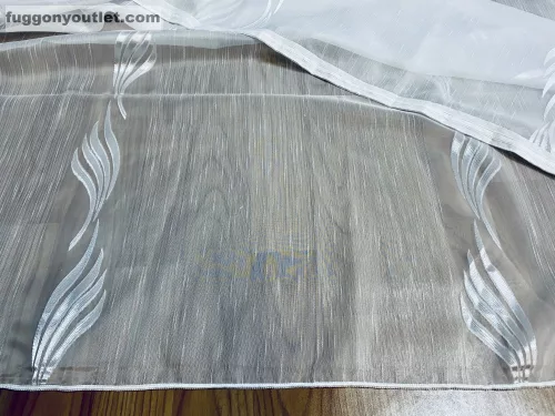 Méteráru, Voile, Dilara, fehér, 175 cm