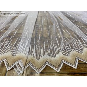 Zápor, fehér alapon arany, 300x155 cm