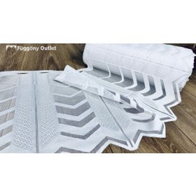 Méteráru, Vitrázs Függöny, fehér modern, 40 cm