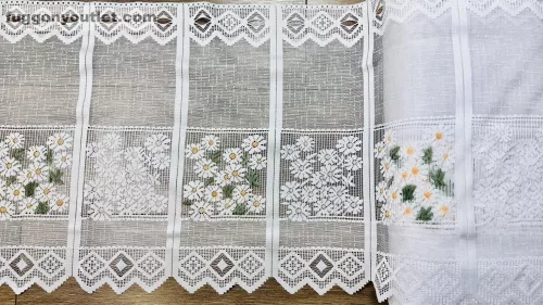 Méteráru, Vitrázs Függöny, kamilla, 45 cm