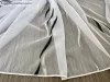 Voile, Azra, fehér alapon fekete, 200x210 cm 