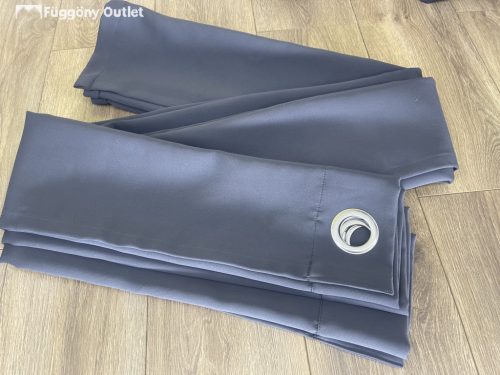 Sötétítő, Blackout, Brielle, Antracit,140x245 cm, 2db-os csomag