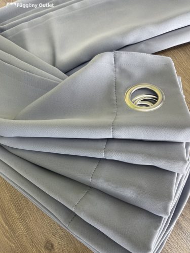 Sötétítő, Blackout, Brielle, Szürke,140x245 cm, 2db-os csomag