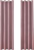 Sötétítő, Blackout, Brielle, Pelikán Rozsaszin,140x245 cm, 2db-os csomag
