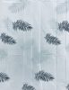 Zuhanyfüggöny, Yaz , Fehér alapon, Fekete Szürke180x180 cm