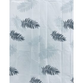   Zuhanyfüggöny, Yaz , Fehér alapon, Fekete Szürke180x180 cm