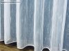 Voile, Pálcikás, fehér alapon szürke, 400x150 cm 