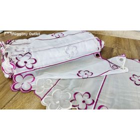 Méteráru, Vitrázs Függöny, hímzett voile, 45 cm