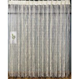 Cérna függöny, krém , 290x250 cm+ mosó zsákkal 