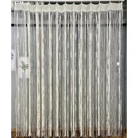 Cérna függöny, krém , 290x250 cm+ mosó zsákkal 