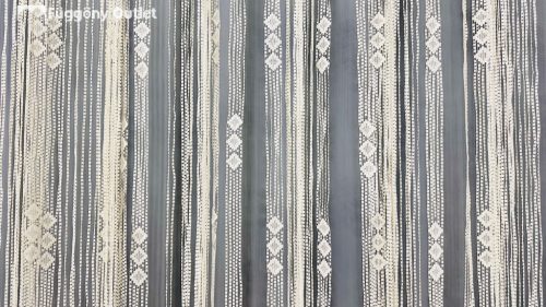 Cérna függöny, krém , 290x250 cm+ mosó zsákkal 