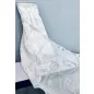 Méteráru, Vitrázs Függöny, voile, barna , 60 cm