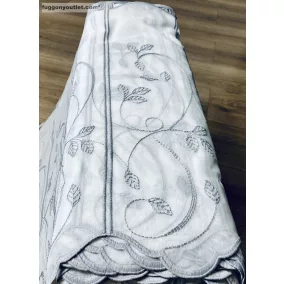 Méteráru, Vitrázs Függöny, Voile, szürke , 60 cm