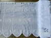 Méteráru, Vitrázs Függöny, Voile, szürke, 60 cm