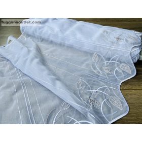 Méteráru, Vitrázs Függöny, Voile, mogyoró, 60 cm