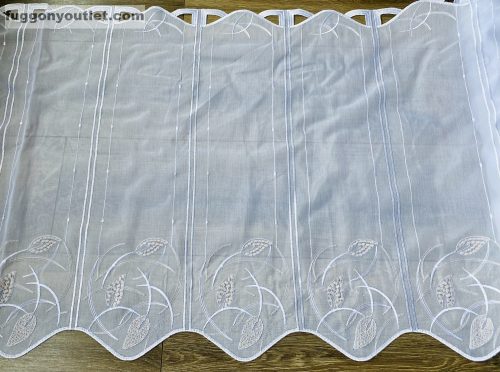 Méteráru, Vitrázs Függöny, Voile, mogyoró, 60 cm