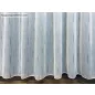 Voile, Pálcikás, fehér alapon barna arany, 400x150 cm