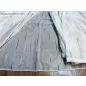 Voile, Pálcikás, fehér alapon barna arany, 400x150 cm