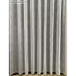 Voile, Pálcikás, fehér alapon fekete, 400x150 cm